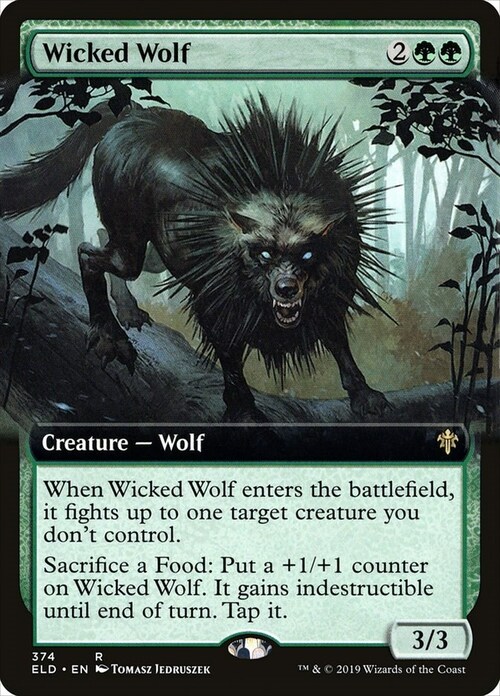 Wicked Wolf Card Front