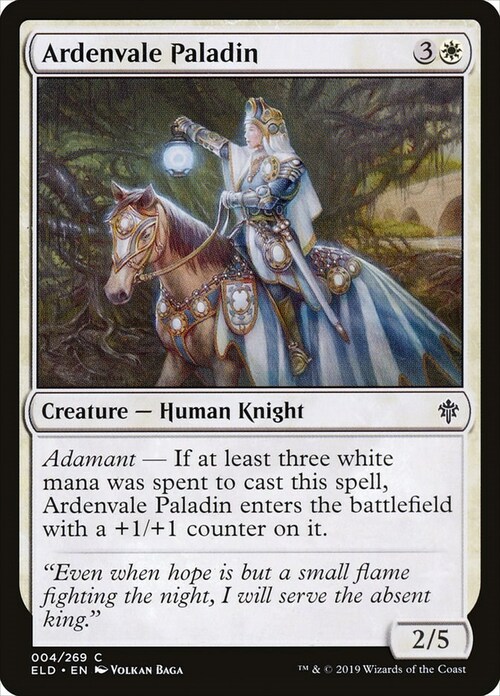 Ardenvale Paladin Card Front