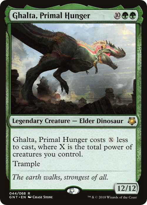 Ghalta, Primal Hunger Card Front