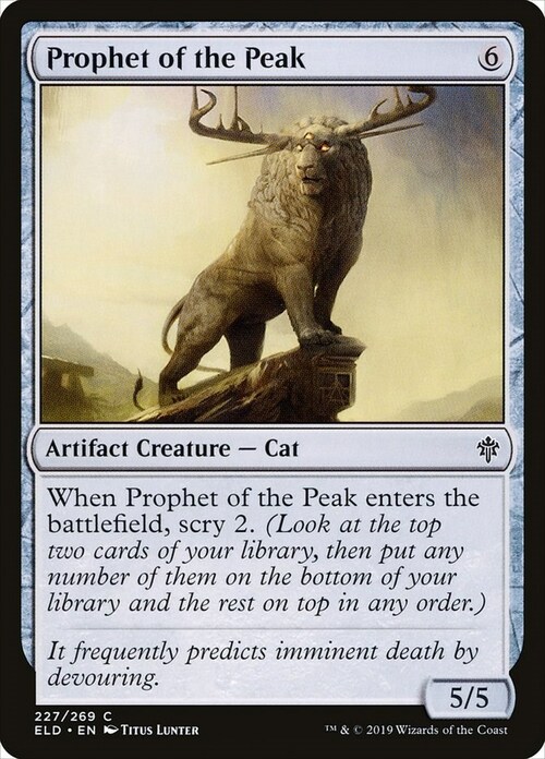 Prophet of the Peak Card Front