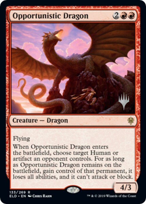 Opportunistic Dragon Card Front