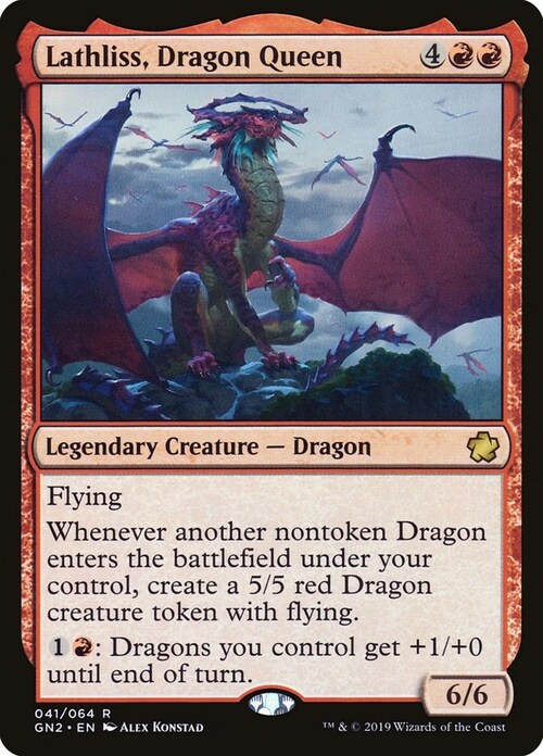 Lathliss, Dragon Queen Card Front