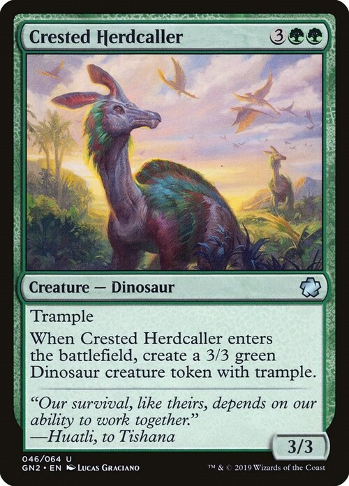 Crested Herdcaller Card Front