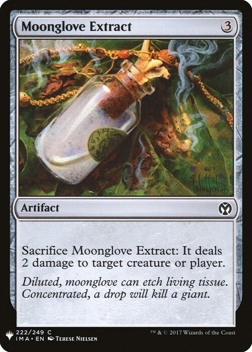 Moonglove Extract Card Front