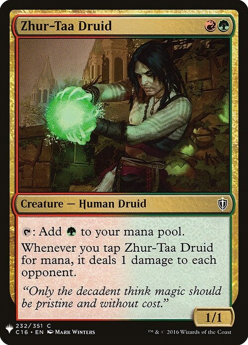 Druido di Zhur-Taa Card Front