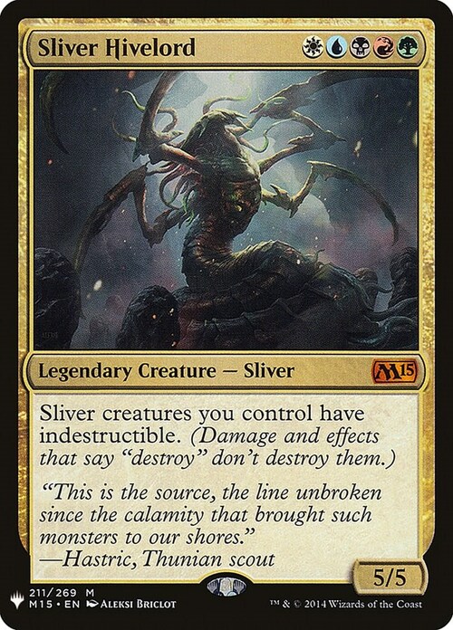 Sliver Hivelord Card Front