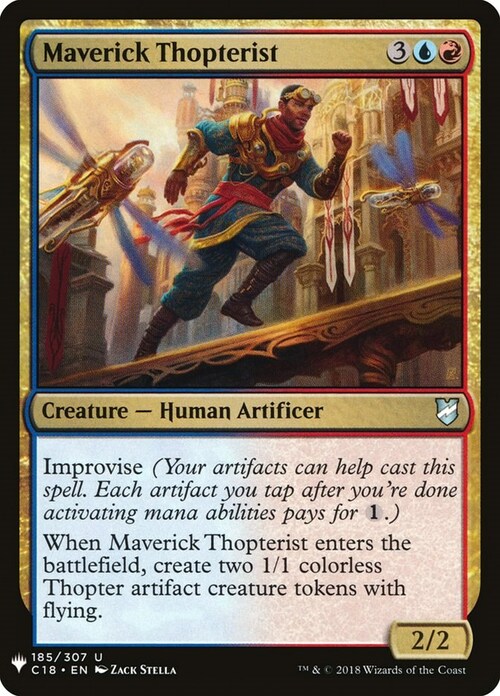 Maverick Thopterist Card Front