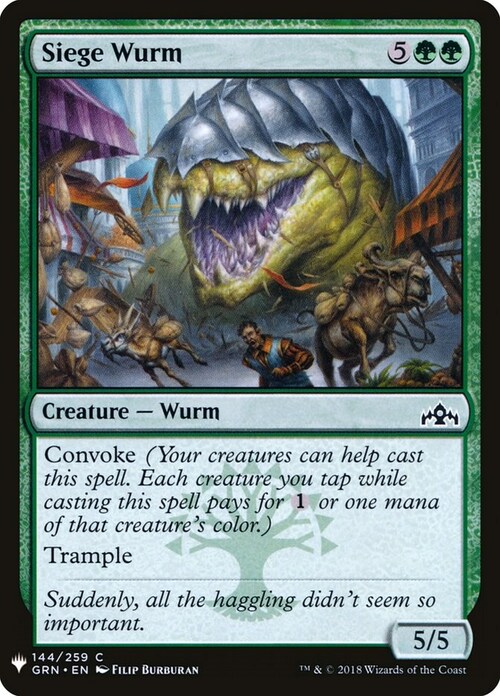 Wurm da Assedio Card Front