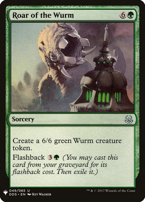 Roar of the Wurm Card Front