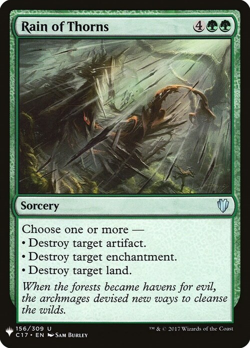 Rain of Thorns Card Front