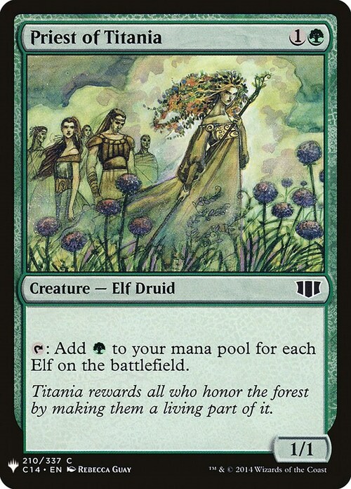 Sacerdote di Titania Card Front