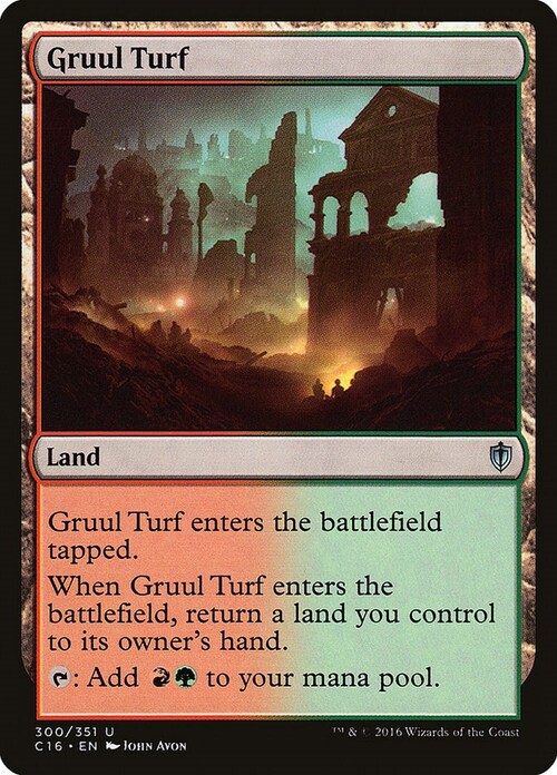 Gruul Turf Card Front