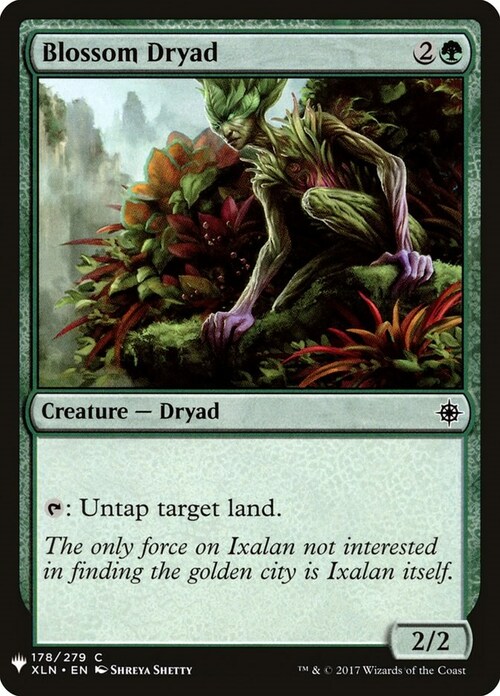 Blossom Dryad Card Front