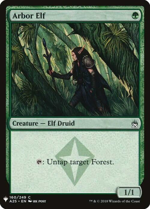 Elfo Arboreo Card Front