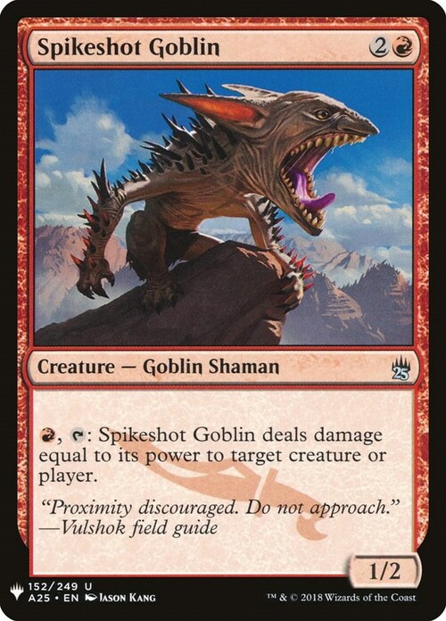 Goblin Scagliapunte Card Front