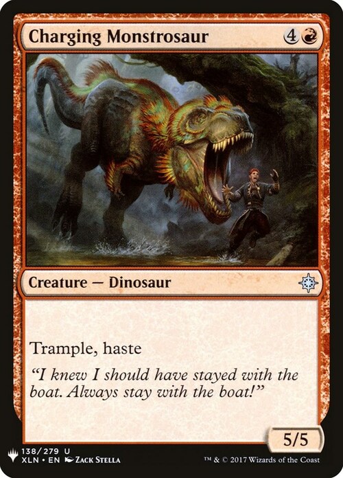 Charging Monstrosaur Card Front