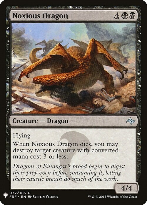 Noxious Dragon Card Front