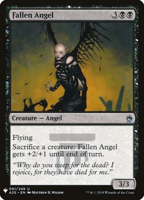 Fallen Angel Card Front