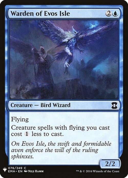 Warden of Evos Isle Card Front