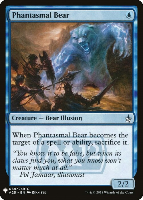 Phantasmal Bear Card Front