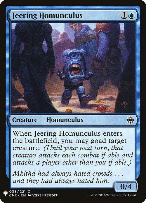 Jeering Homunculus Card Front