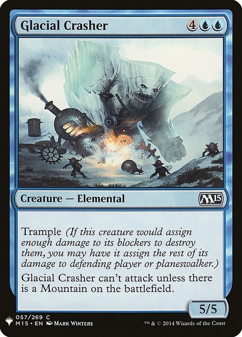 Glacial Crasher Card Front