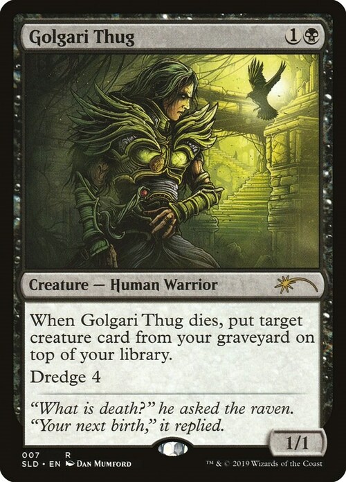 Golgari Thug Card Front