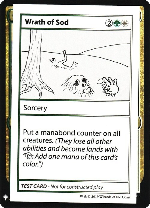 Wrath of Sod Card Front