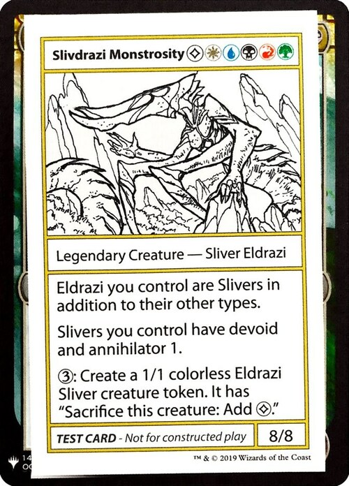 Slivdrazi Monstrosity Card Front