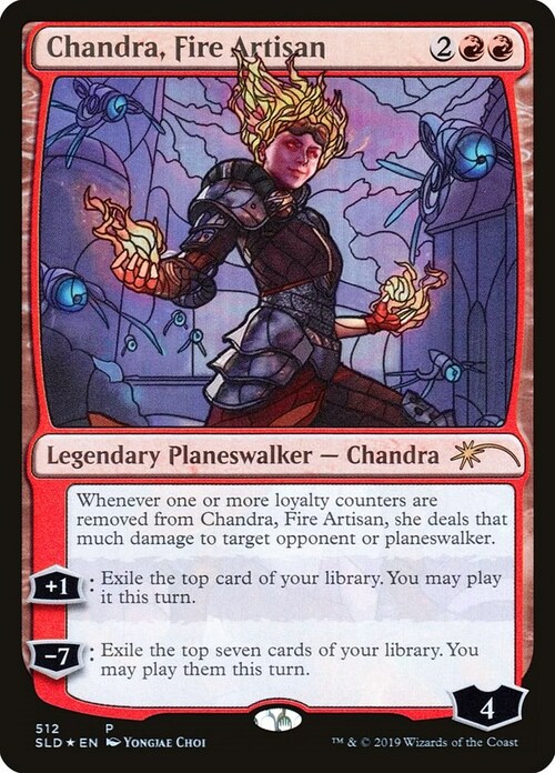 Chandra, Fire Artisan Card Front