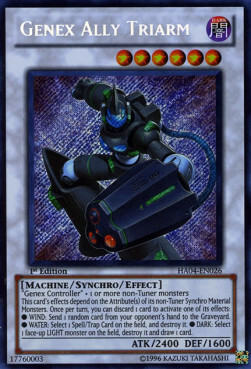 Genex Ally Triarm Card Front