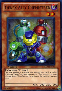 Genex Ally Chemistrer Card Front