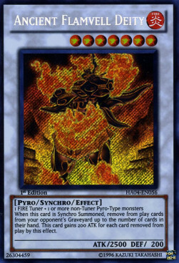 Ancient Flamvell Deity Card Front