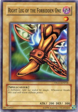 Right Leg of the Forbidden One Card Front