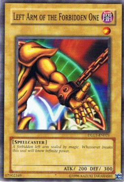 Left Arm of the Forbidden One Card Front