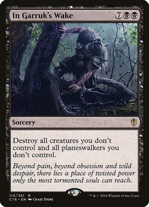 In Garruk's Wake Card Front