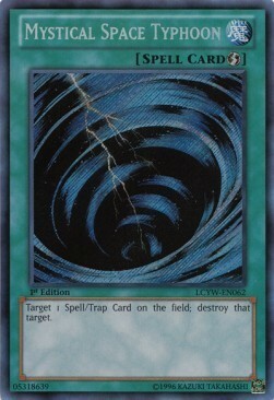 Mystical Space Typhoon Card Front