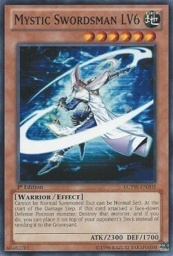 Mystic Swordsman LV6 Card Front