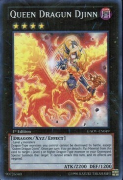 Queen Dragun Djinn Card Front