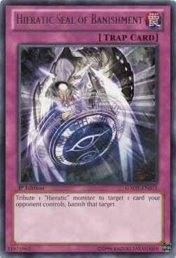 Hieratic Seal of Banishment Card Front