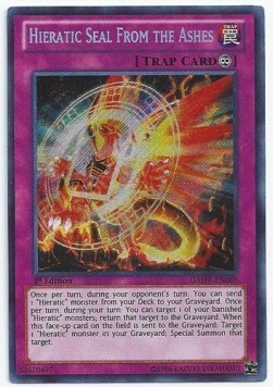 Hieratic Seal From the Ashes Card Front