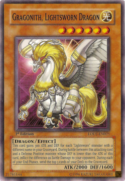 Gragonith, Lightsworn Dragon Card Front