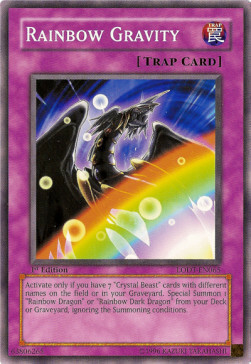 Rainbow Gravity Card Front