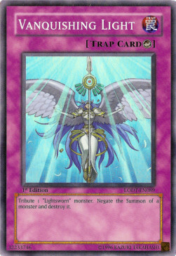 Vanquishing Light Card Front