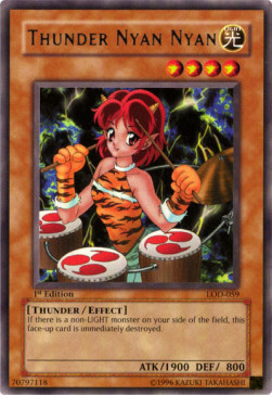 Thunder Nyan Nyan Card Front