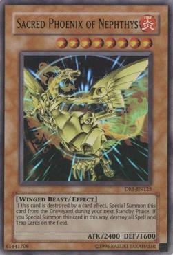 Sacred Phoenix of Nephthys Card Front