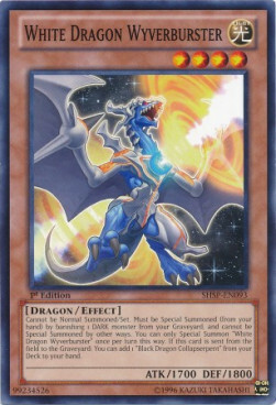 White Dragon Wyverburster Card Front