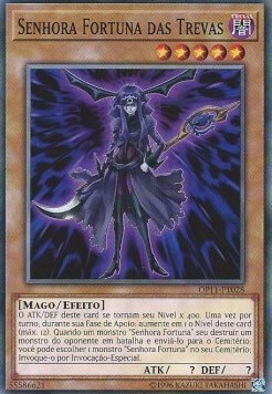 Fortune Lady Dark Card Front