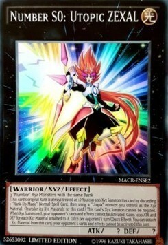 Number S0: Utopic ZEXAL Card Front