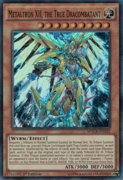 Metaltron XII, the True Dracombatant Card Front